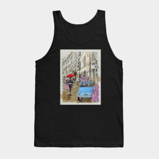 Little blue Fiat Tank Top